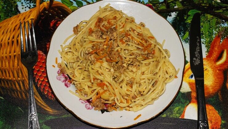 Спагетти с фаршем – Шаг 5