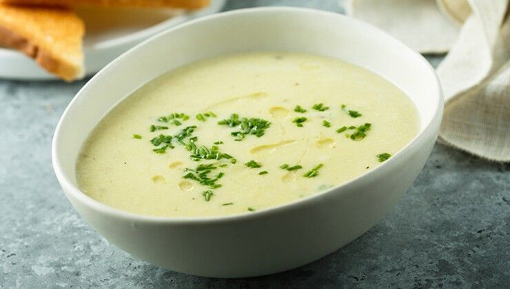 Крем-суп из овощей со сливками