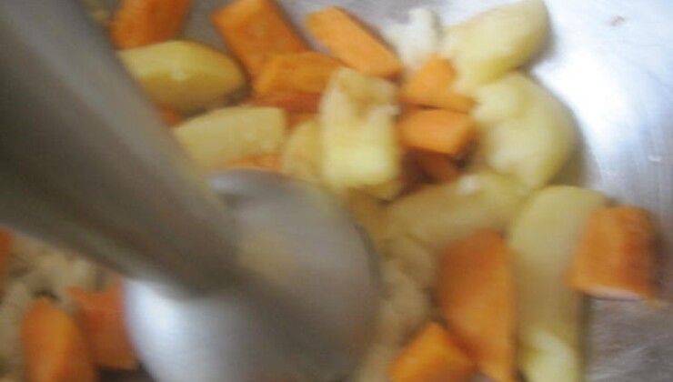 Диетическое овощное пюре с яблоком для самых маленьких – Шаг 4