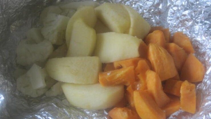Диетическое овощное пюре с яблоком для самых маленьких – Шаг 3
