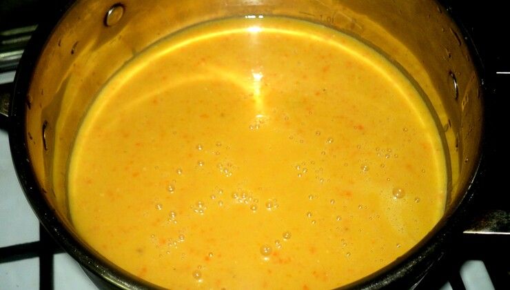 Постный гороховый суп-пюре с укропом и кориандром – Шаг 5