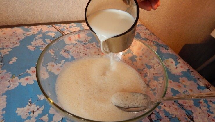 Молочные заварные блинчики - кулинарный рецепт – Шаг 2