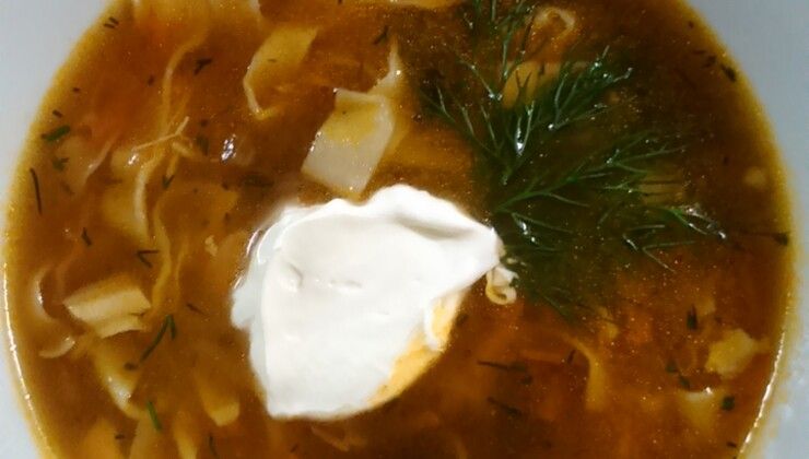 суп с грибами и лапшой – Шаг 8