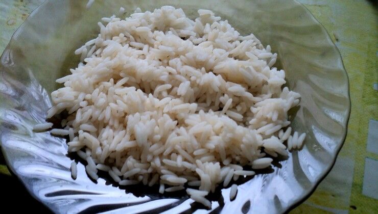 Рассыпчатый рис на пару