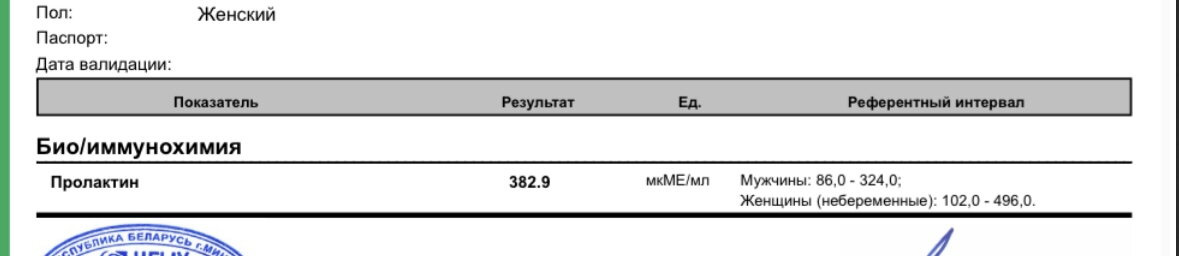 Пересдала пролактин по всем правилам
