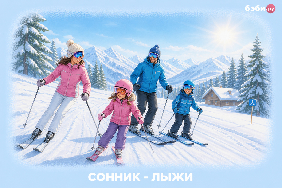 К чему снятся лыжи