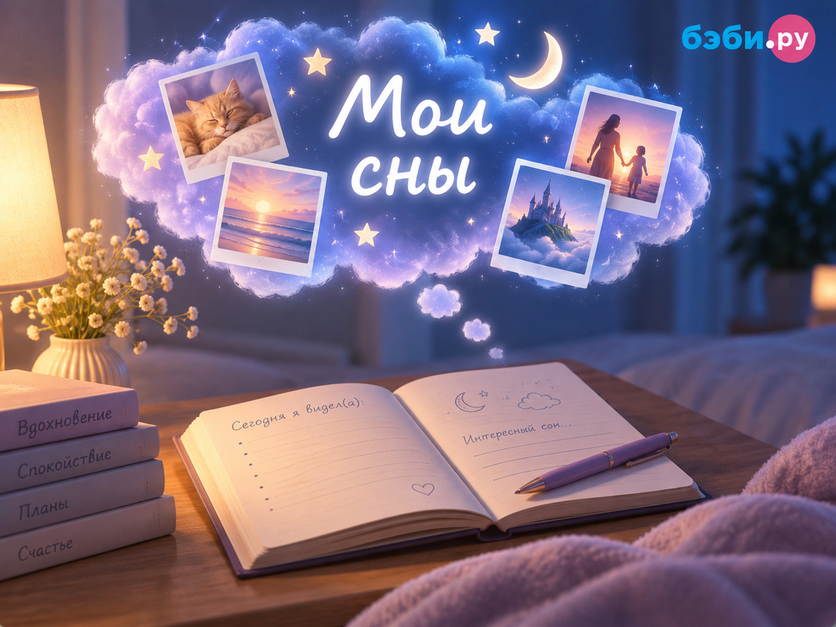 Дневник сновидений «Мои сны» для записи воспоминаний после пробуждения