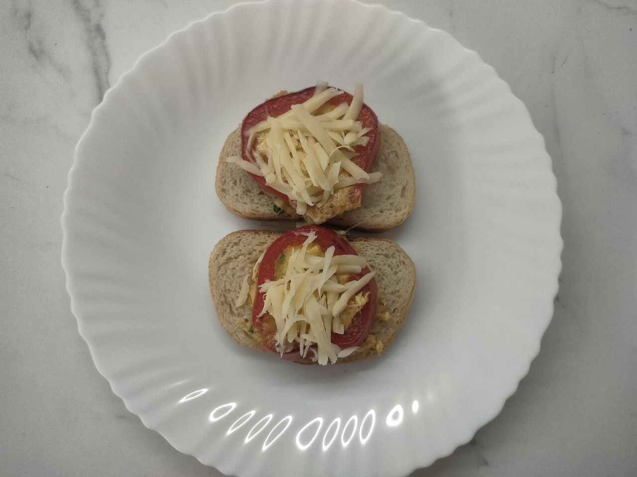 Яичница в сладком перце