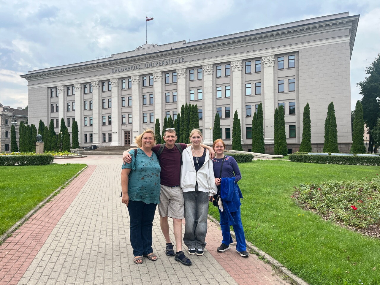 Перед поездкой в Беларусь, пока ещё Латвия.