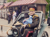 Моему дедушке и его сестре Ларисе 84