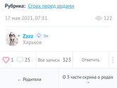 Мои роды