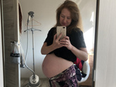 35 недель маленький живот, соответствие срока и ВДМ, у кого было !?