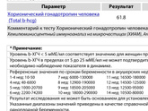 Пришёл анализ хгч