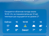 Погода .