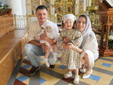 Покрестили нашу Агнию????