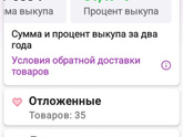 Процент выкупа каждый день