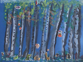 Рисуем гуашью лес: для 4-8 лет