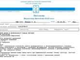 Результаты анализов