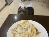 На ужин)