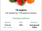 18 неделька