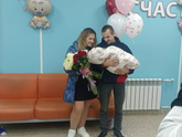 Наша выписка из роддома🤗