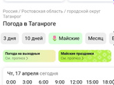 Теперь на сайте гисметео можно увидеть строчку погода на "майские"