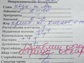 Ответ анализа кала