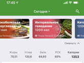 Похудение подскажите кбжу