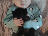 Дитенок с котенком😍🐱