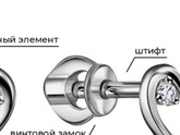 Застежка у сережек
