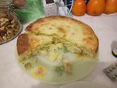 Манник с яблоками