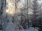 Зимняя красота на улице