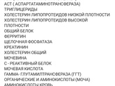 Анализы РАС