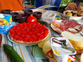 Ленивый клубничный торт-2 и дачная романтика )))
