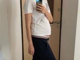 Живот на 25й неделе