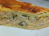 Пирог с мясом и сыром (мясной греческий пирог)