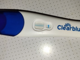 Сделала тест clearblue, вот так он мне показал