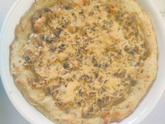 Картофельный пирог-запеканка с грибами и луком