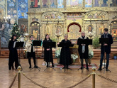 Рождественский концерт в русской церкви в Ницце.