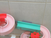 Хранение игрушек в ванной