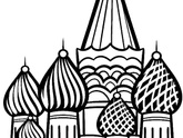 Раскраска ко дню России - для конкурса