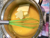 Медовик с кремом Дипломат и облепиховым курдом)