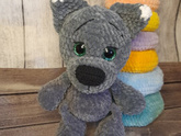Моя новая игрушечка😍волчёнок🐺