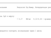 IgG к вирусу кори