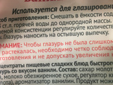 Глазурь на остывшие куличи