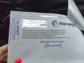 Большое и деформированое плодное яйцо
