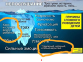 Непослушание, агрессия, истерики, лень и т.д.