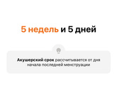5 недель ?