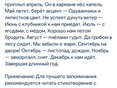 Как учили ребенка понимать месяцы?