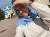Причаститься успела.